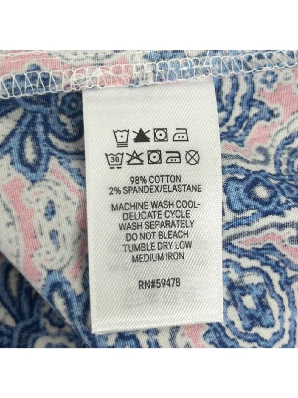 Tabitha Webb Sheath Shift Dress Size 2 Blue Pink New Sleeveless Summer - Picture 7 of 10